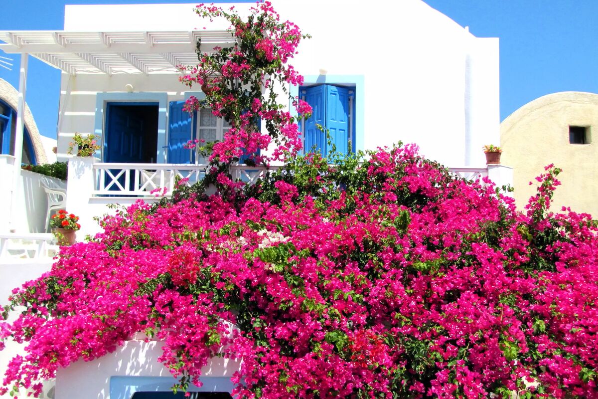Vackert hem i Oia på Santorini
