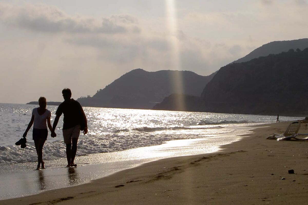 Stranden i Alanya