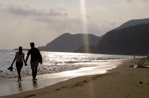 Stranden i Alanya