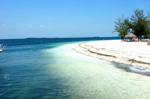 Cayo Blanco, den vita ön.
