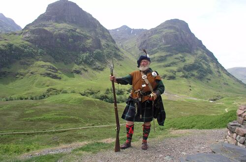 A real Scotish warrior, proud of his land!