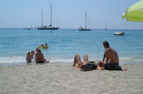 Valtos stranden i Parga