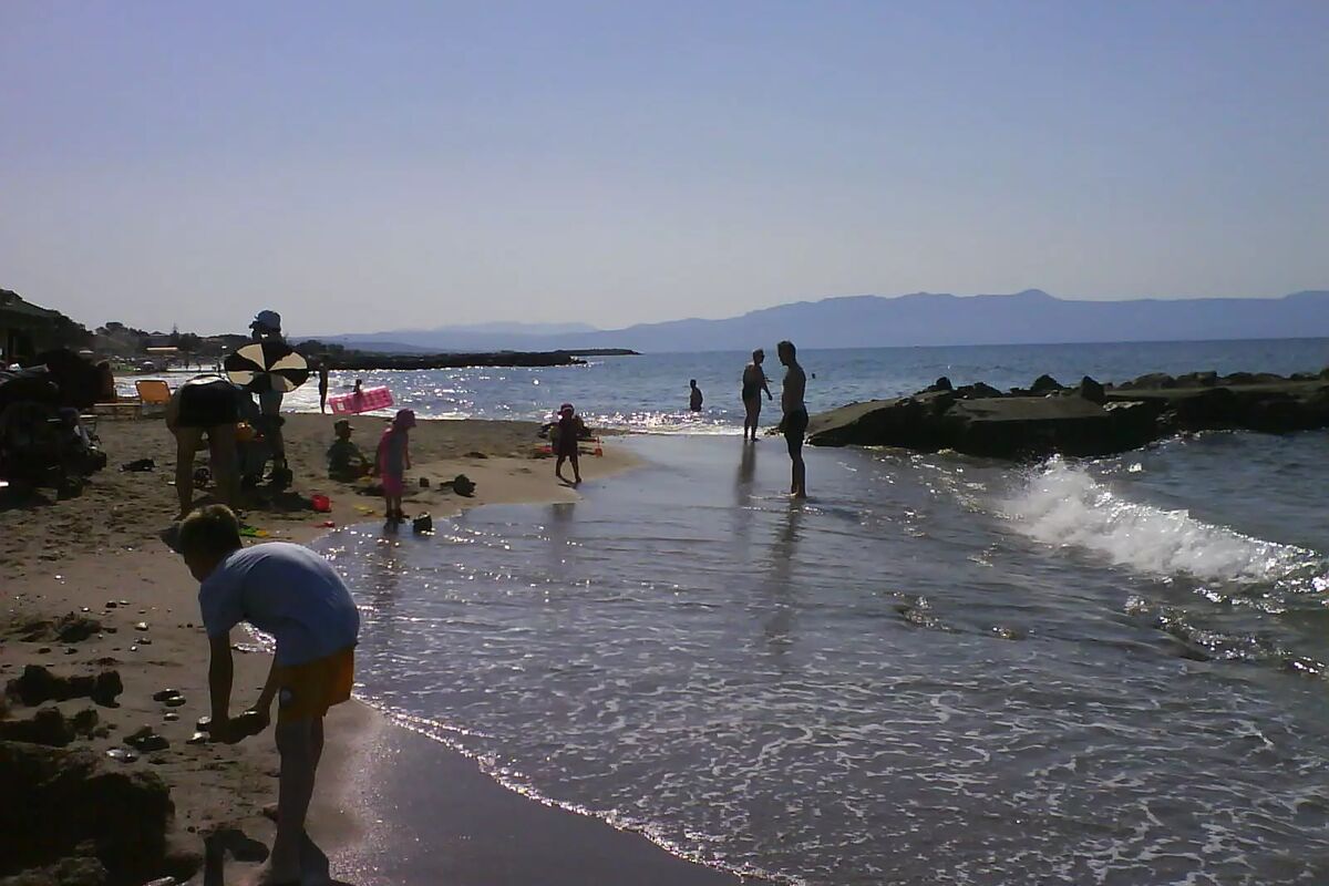 Strandbild Platanias