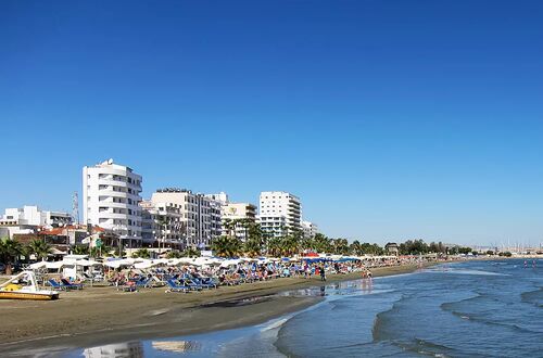 Strand i Larnaca.