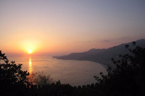 Solnedgång över västra Alanya ©